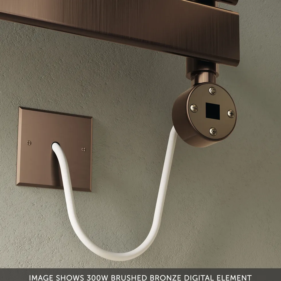 Toasty Brushed Bronze Dual Fuel Kit With Digital Element, Valves And T-Piece