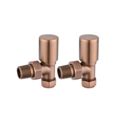 Toasty Brushed Bronze Round Manual Valve