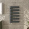 Toasty Cocoon Anthracite Heated Towel Rail - 850 x 500mm