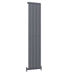 Toasty Ember Anthracite Oval Panel Vertical Radiator