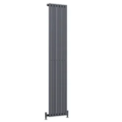 Toasty Ember Anthracite Oval Panel Vertical Radiator