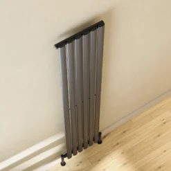 Toasty Ember Anthracite Oval Panel Vertical Radiator