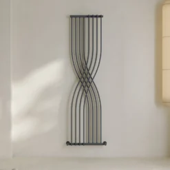 Toasty Embrace Anthracite Vertical Radiator - 1775 x 450mm