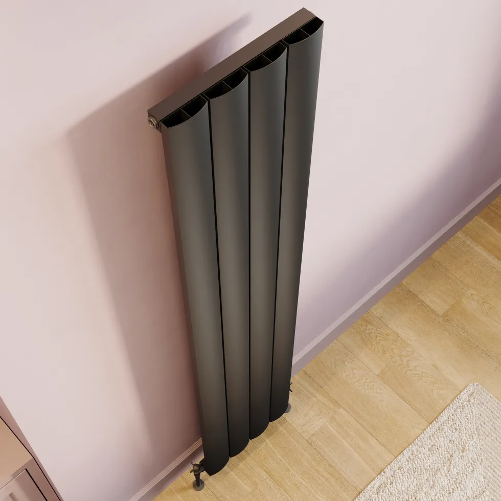 Toasty Forma Anthracite Vertical Aluminium Radiator