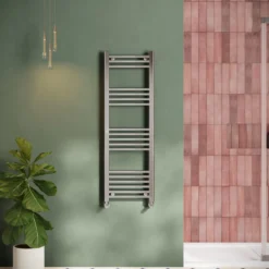 Toasty Glow Chrome 22mm Heated Ladder Towel Rail