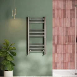 Toasty Glow Chrome 22mm Heated Ladder Towel Rail
