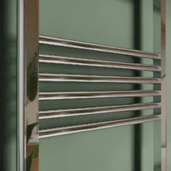 Toasty Glow Chrome 22mm Heated Ladder Towel Rail