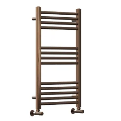 Toasty Glow Premium Brushed Bronze 25mm Heated Towel Rail
