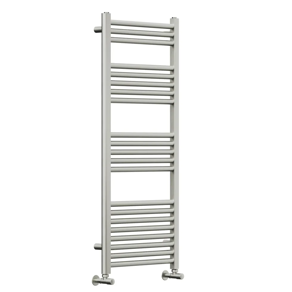 Toasty Glow Premium Brushed Nickel 25mm Heated Towel Rail