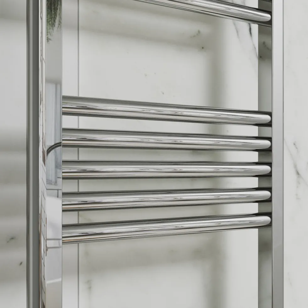 Toasty Glow Premium Chrome 25mm Heated Towel Rail