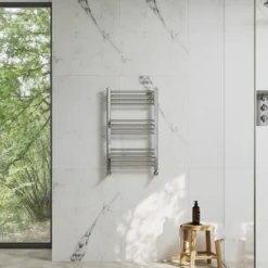 Toasty Glow Premium Chrome 25mm Heated Towel Rail