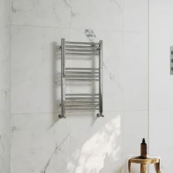 Toasty Glow Premium Chrome 25mm Heated Towel Rail