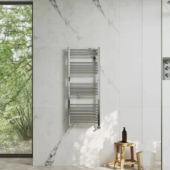 Toasty Glow Premium Chrome 25mm Heated Towel Rail