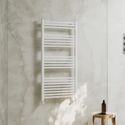 Toasty Glow Premium Matt White 25mm Heated Towel Rail