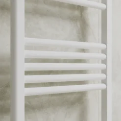 Toasty Glow Premium Matt White 25mm Heated Towel Rail