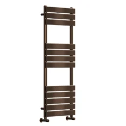 Toasty Hush Brushed Bronze Flat Panel Heated Towel Rail