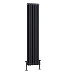 Toasty Mellow Anthracite Vertical 2 Column Radiator