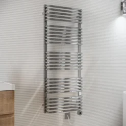 Toasty Nest Chrome Electric Heated Towel Rail with Heating Element
