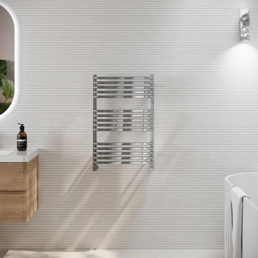 Toasty Nest Chrome Heated Towel Rail