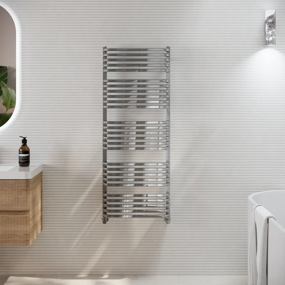 Toasty Nest Chrome Heated Towel Rail