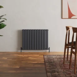 Toasty Radiance Anthracite Flat Panel Horizontal Radiator