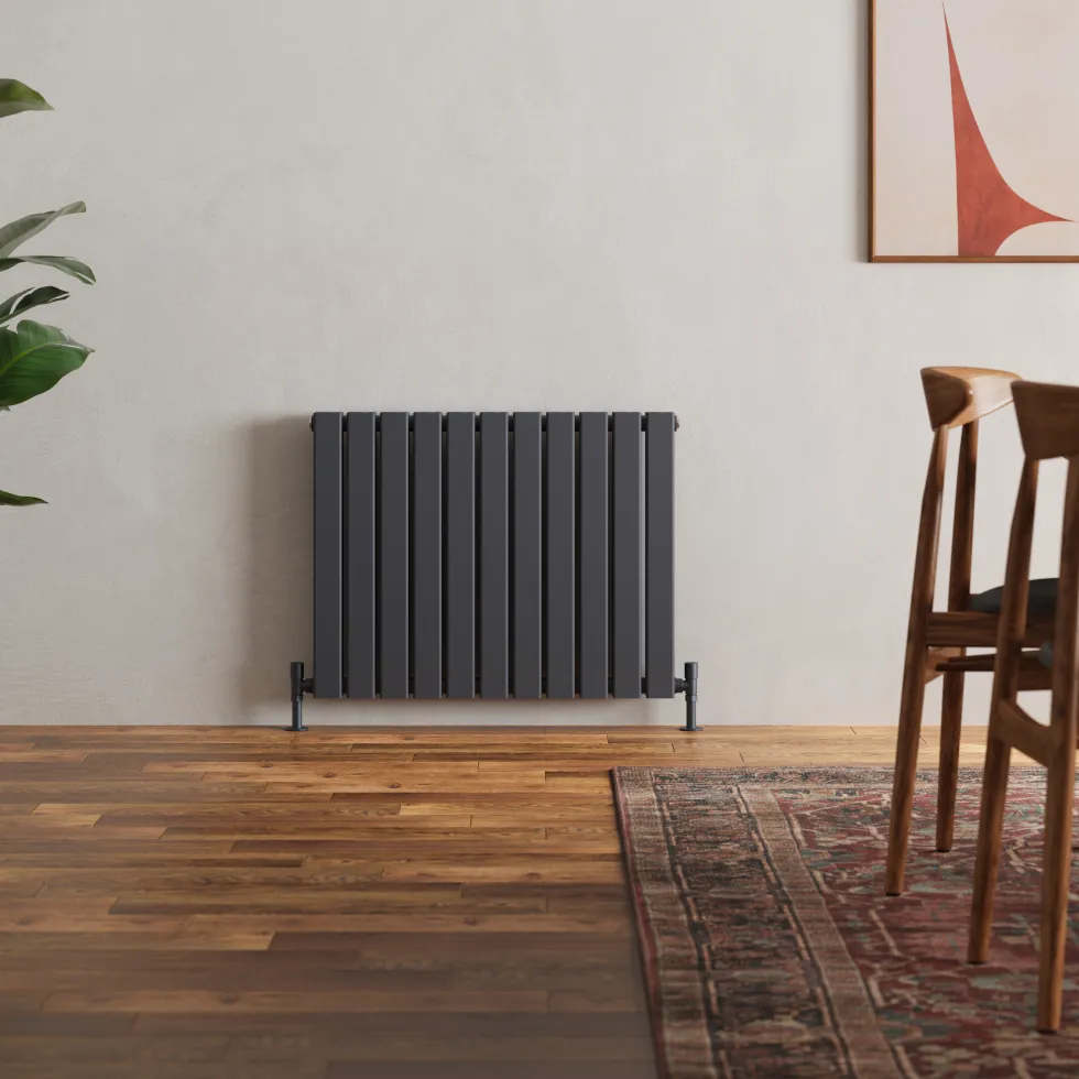 Toasty Radiance Anthracite Flat Panel Horizontal Radiator