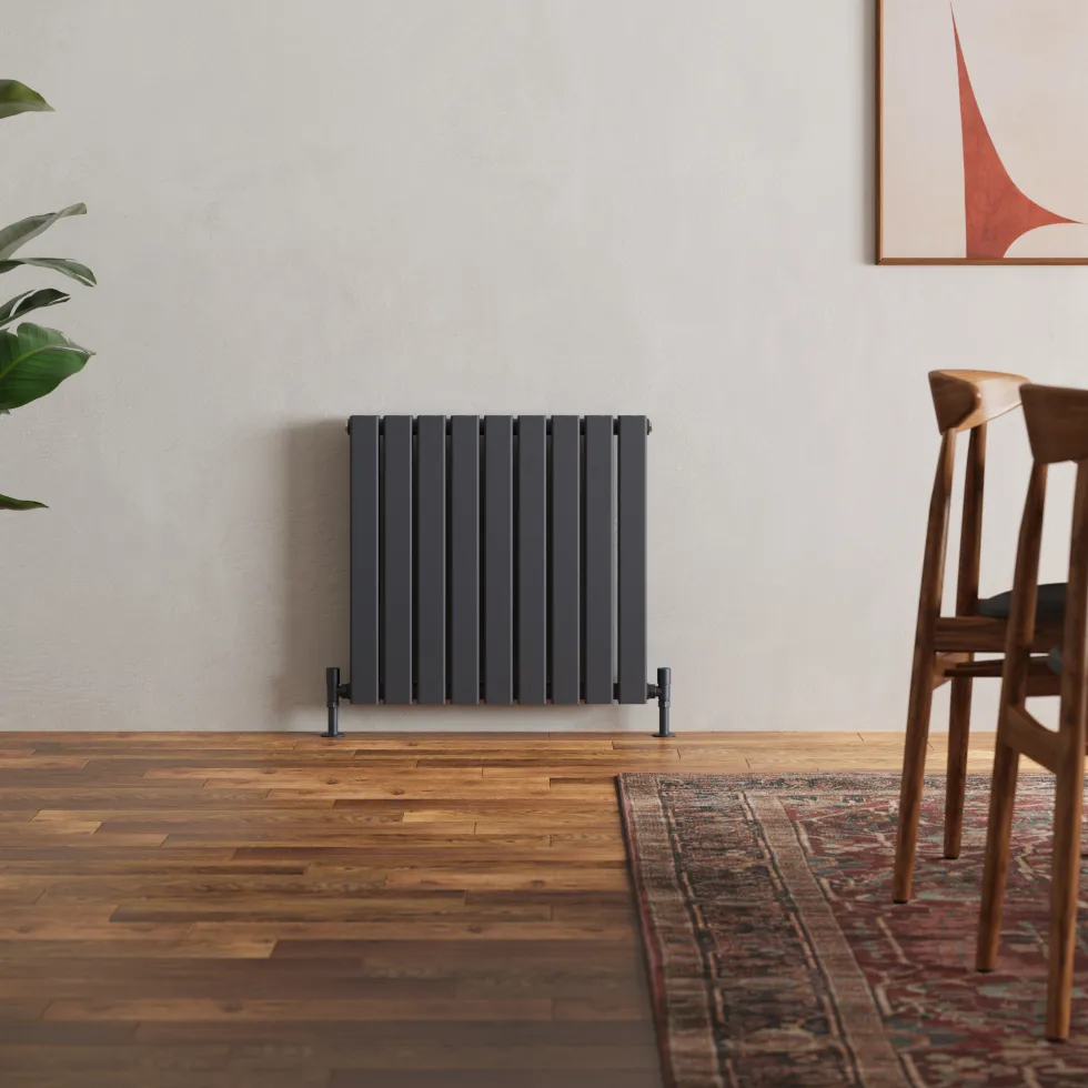 Toasty Radiance Anthracite Flat Panel Horizontal Radiator
