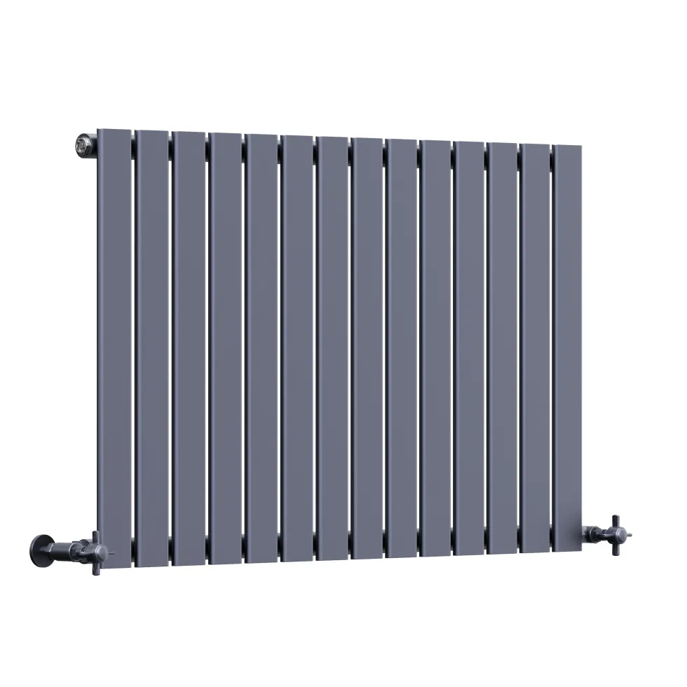Toasty Radiance Anthracite Flat Panel Horizontal Radiator