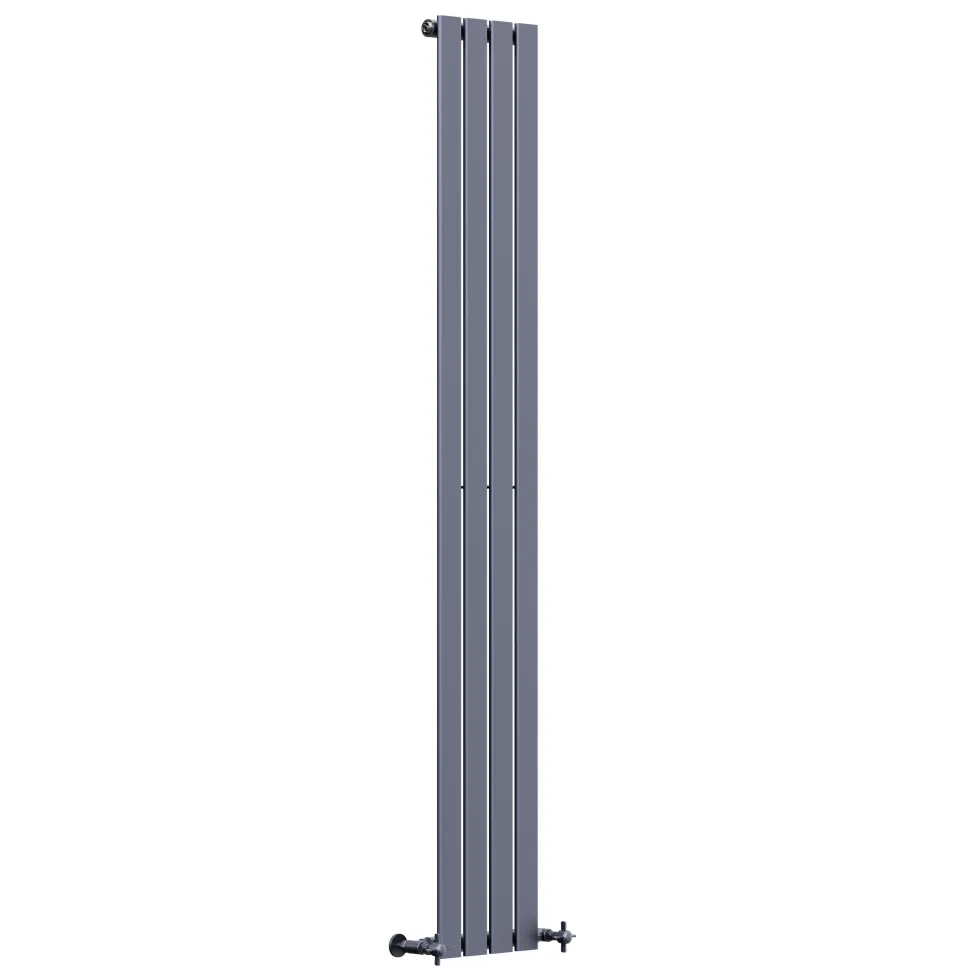 Toasty Radiance Anthracite Flat Panel Vertical Radiator