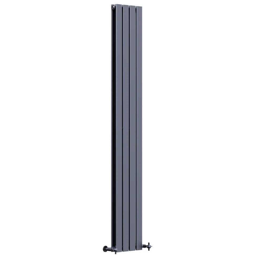 Toasty Radiance Anthracite Flat Panel Vertical Radiator