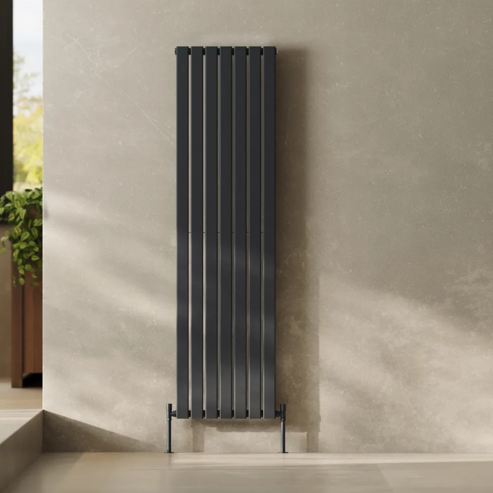 Toasty Radiance Anthracite Flat Panel Vertical Radiator
