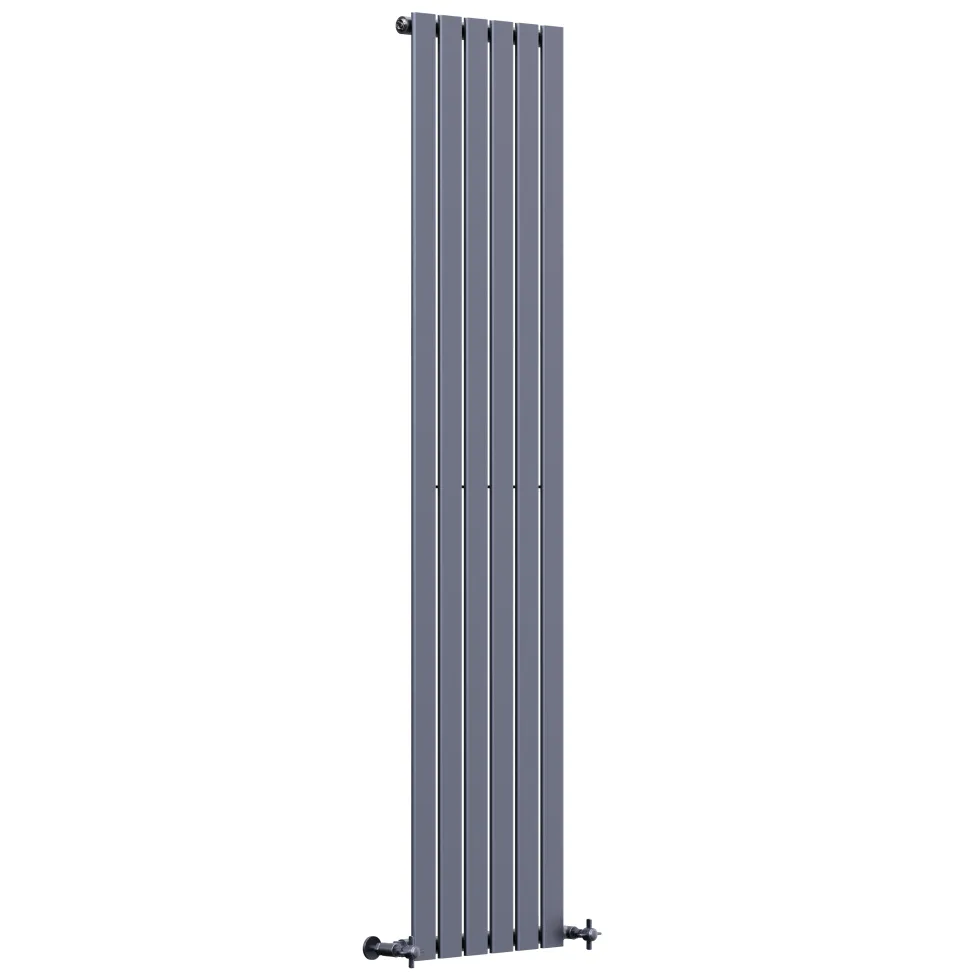Toasty Radiance Anthracite Flat Panel Vertical Radiator