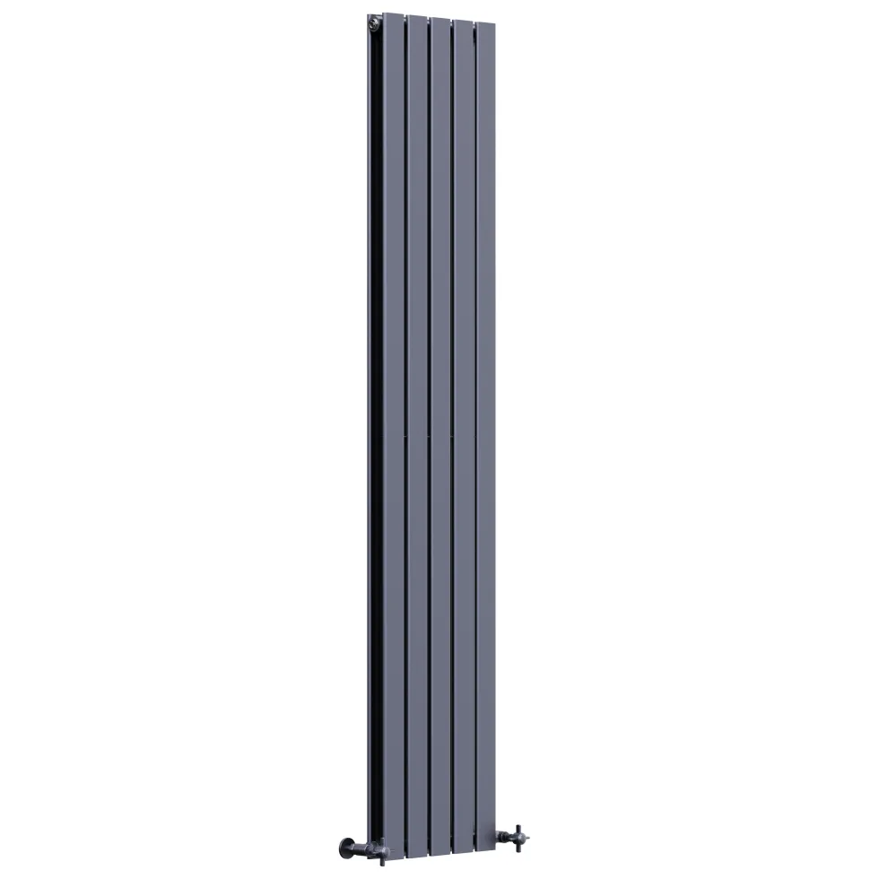 Toasty Radiance Anthracite Flat Panel Vertical Radiator