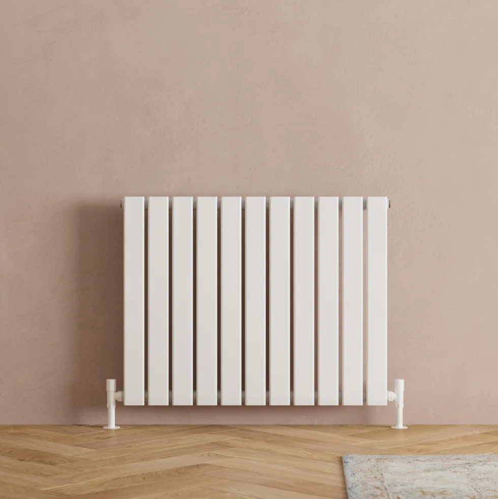 Toasty Radiance White Flat Panel Horizontal Radiator
