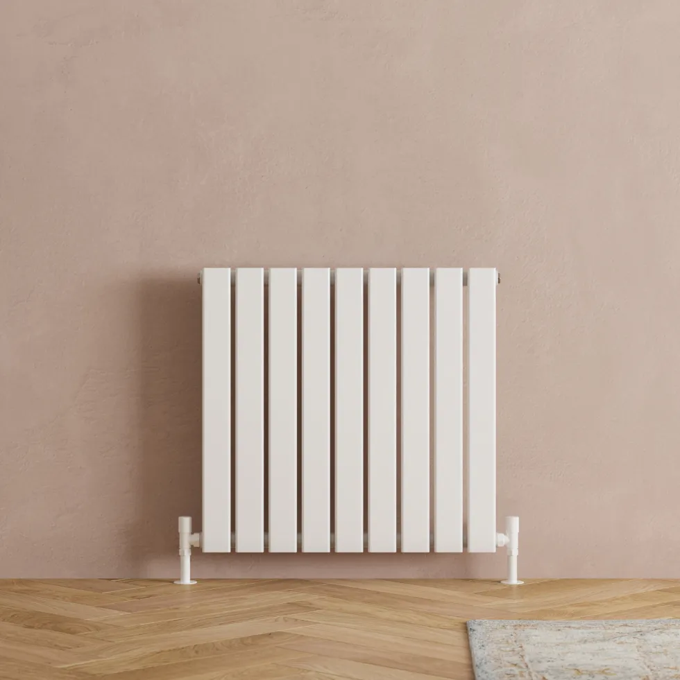 Toasty Radiance White Flat Panel Horizontal Radiator