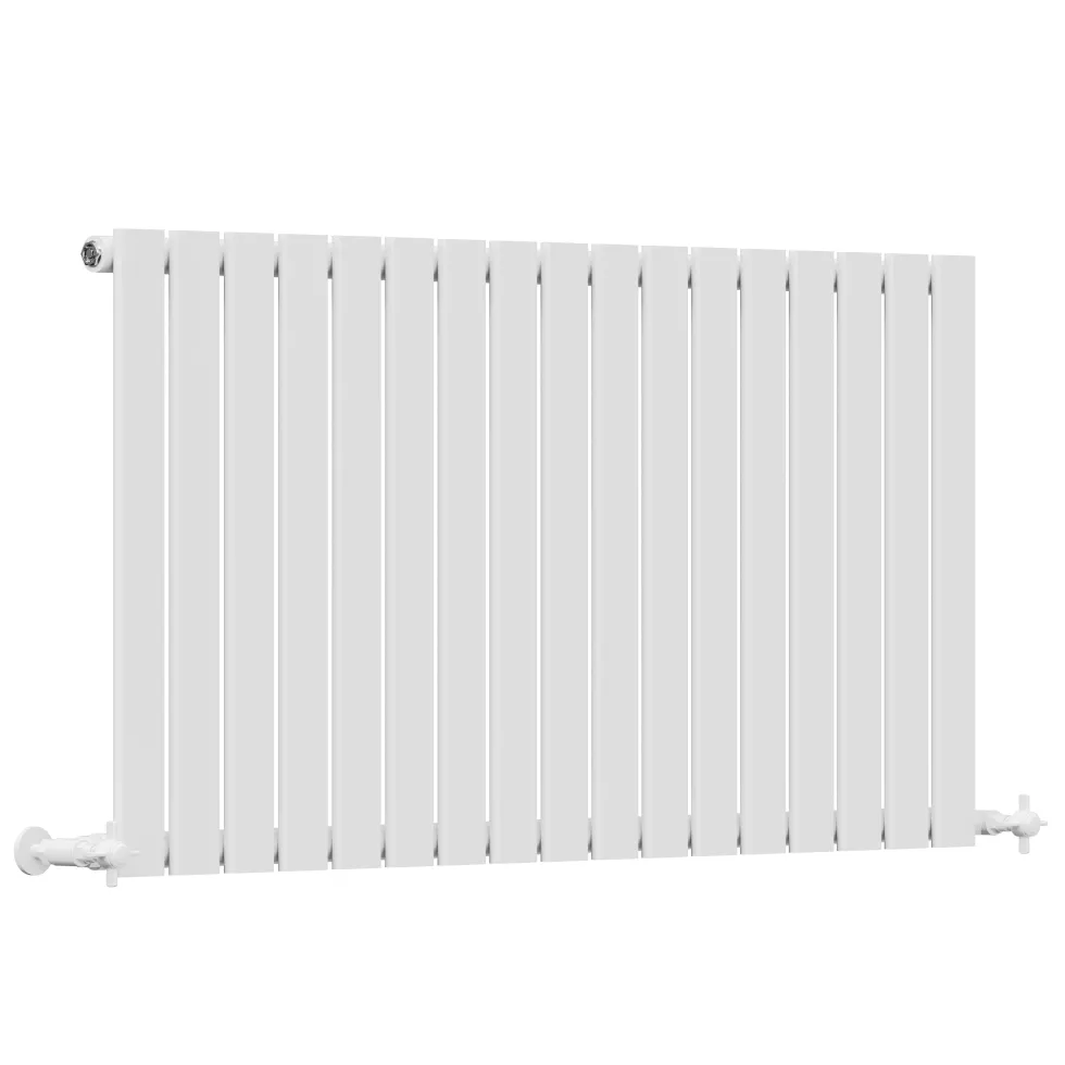 Toasty Radiance White Flat Panel Horizontal Radiator
