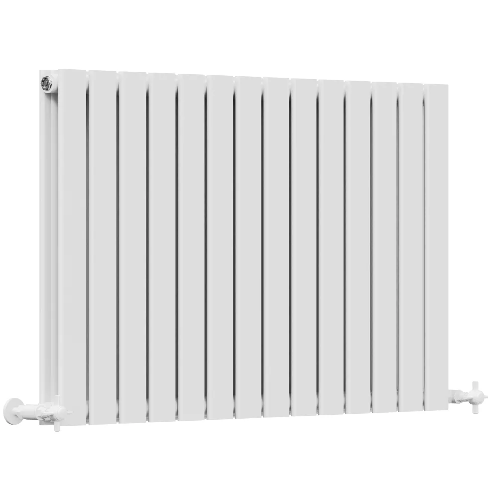 Toasty Radiance White Flat Panel Horizontal Radiator