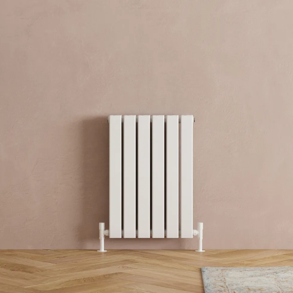 Toasty Radiance White Flat Panel Horizontal Radiator
