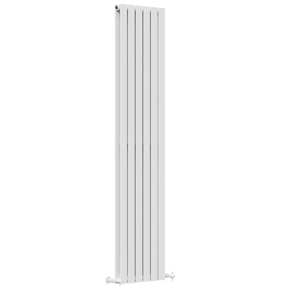 Toasty Radiance White Flat Panel Vertical Radiator