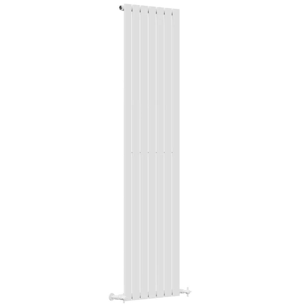 Toasty Radiance White Flat Panel Vertical Radiator