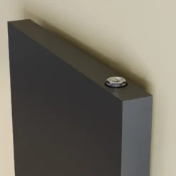 Toasty Surface Anthracite Grey Flat Single Panel Vertical Radiator - 1800 x 400mm