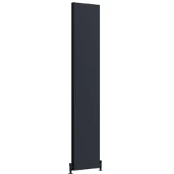 Toasty Surface Anthracite Grey Flat Single Panel Vertical Radiator - 1800 x 400mm