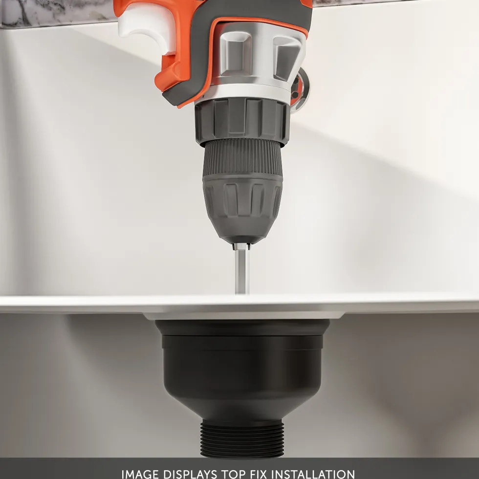 Top-Fix 90mm Fast Flow Shower Tray Waste