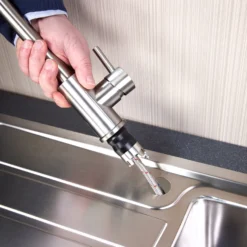 Top-Fix Vito D-Shape Single Lever Mono Kitchen Mixer Tap