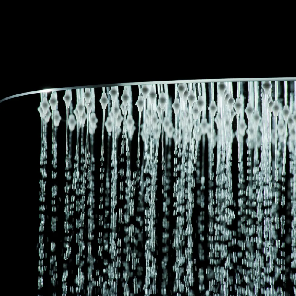 Vado Aquablade Slim Line Easy Clean Round Shower Head 200mm (8")