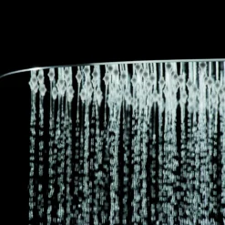 Vado Aquablade Slim Line Easy Clean Round Shower Head with Shower Arm 200mm (8