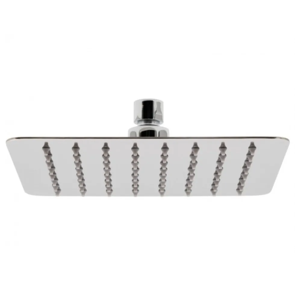Vado Aquablade Slim Line Easy Clean Square Shower Head 200mm (8")