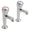 Vado Astra Contract High Neck Sink Pillar Taps