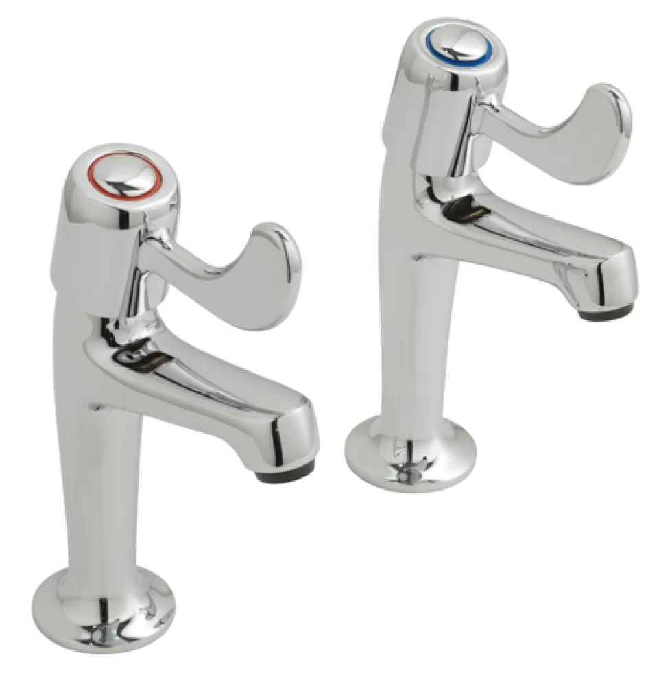 Vado Astra Lever High Neck Sink Pillar Taps