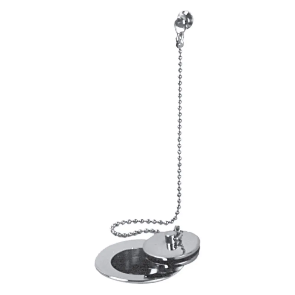 Vado Basin Waste, Metal Plug & Chain 1.1/4"